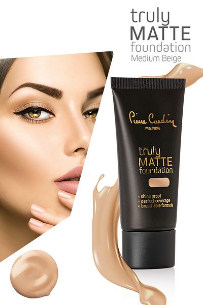 Pierre Cardin Truly Matte Foundation - Medium Beige