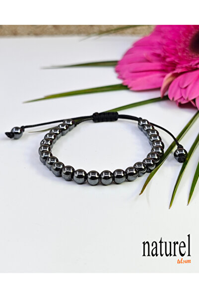 Naturel Tılsım سوار من حجر الهيماتيت الطبيعي للجنسين