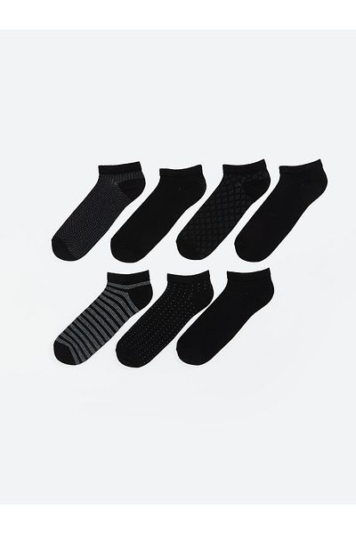 LC Waikiki Set mit 7 gemusterten Booties-Socken für Herren