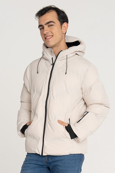 Jack & Jones Ανδρικά παλτό με κουκούλα ανθεκτικά στον άνεμο - Slay