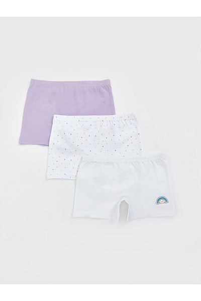 LC Waikiki 3-Piece Printed Boxer Set for Girl