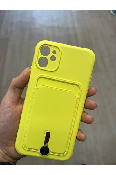 GÜVEN İLETİŞİM İNŞAAT İphone 11 Kamera Koruyuculu Kartlı Kılıf