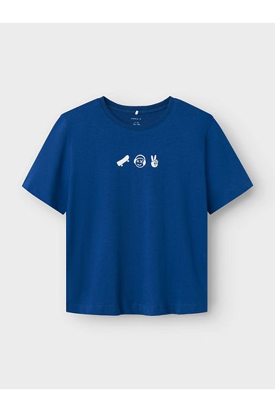 name ıt Kids Navy Blue T-Shirt - Nkmbekaj Ss Nreg Top, Model 13239270 -04