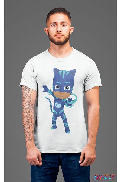 Bumeta Μπλουζάκι Catboy Pijimaske Unisex - T-Shirt με μοτίβο χαρακτήρων