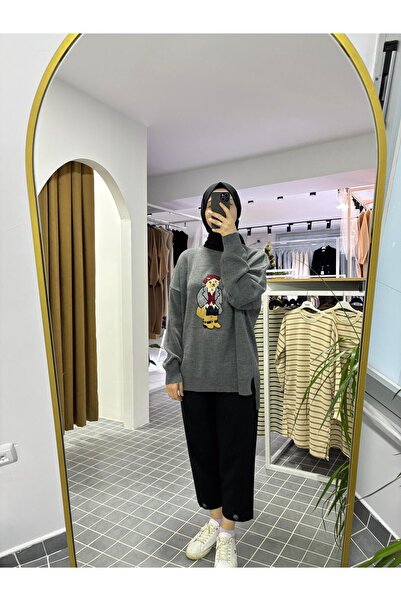 Bisou Ayıcıklı Triko Kazak