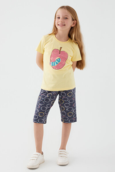 Rolypoly Kız Çocuk Sarı Kapri Takım