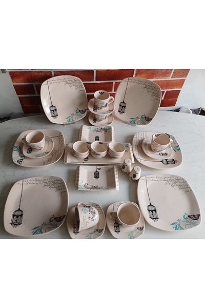 Keramika Retro 29 Piece Breakfast Set