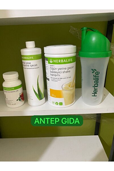 Herbalife Set2- Bir Muzlu Shake, Bir Mango Aloevera İçecek ve Bir Çay