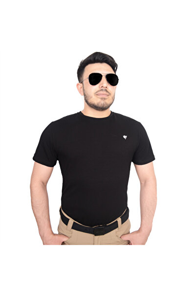 Wolftrap Tactical Tricou cu mânecă scurtă pentru bărbați Wolftrap Comfort, negru tricou