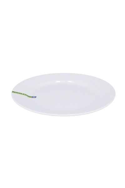 ROYALFORD Porcelain Magnesia Flat Plate, 6 Inch