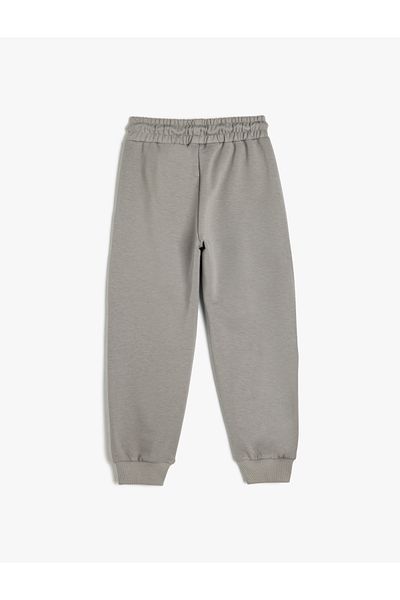 Koton Βαμβακερό φερμουάρ Λεπτομερές Jogger Sweatpants
