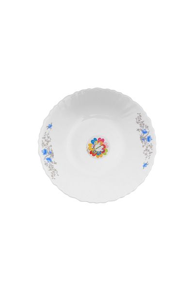 ROYALFORD Opal Ware Romantic Dinner Plate, 7.5 Inch