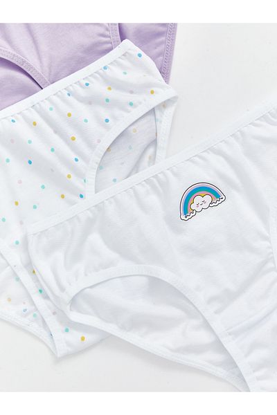 LC Waikiki Σετ 3 εμπριμέ εσώρουχα για κορίτσια