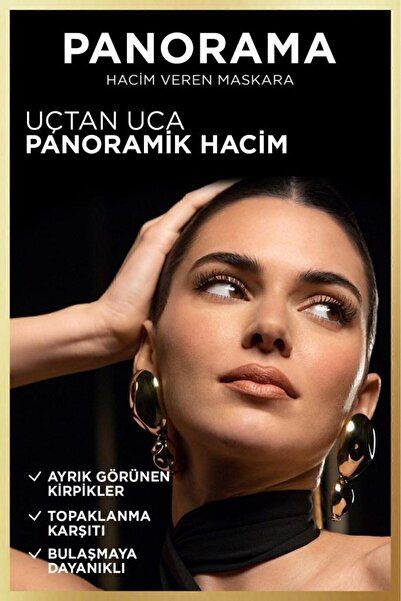 L'Oreal Paris Panorama Hacim Veren Maskara Siyah