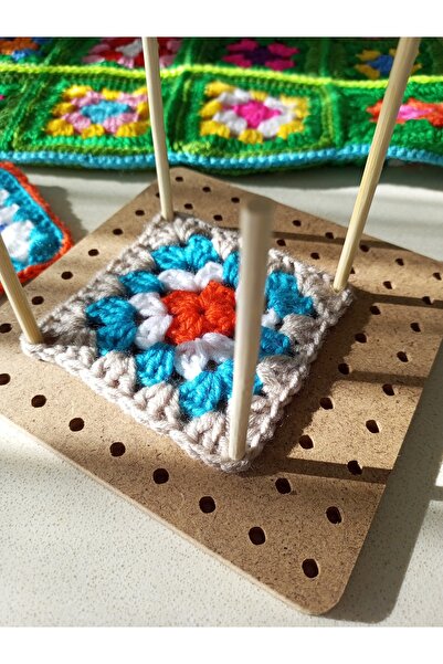 Home Motif Bank Motif Bench 15*15cm Knitting Crochet Motif Block