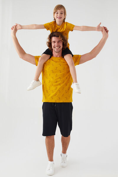 Arnetta 2502 with Bird Pattern Men's Shorts Pajama Suit