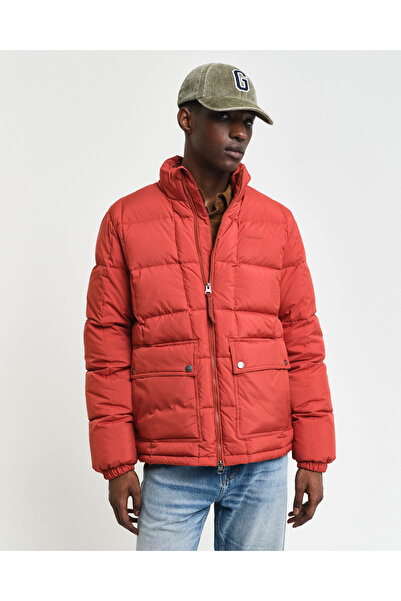 Gant Erkek Kırmızı Dik Yaka Kaz Tüyü Mont