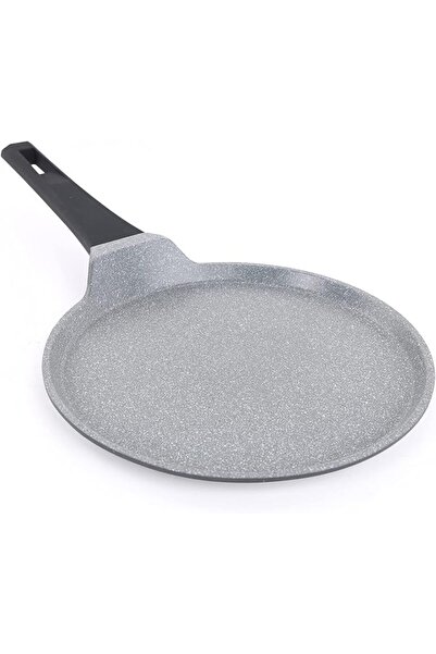 Generic 28 cm Die Cast Crepe Tawa, Grey,