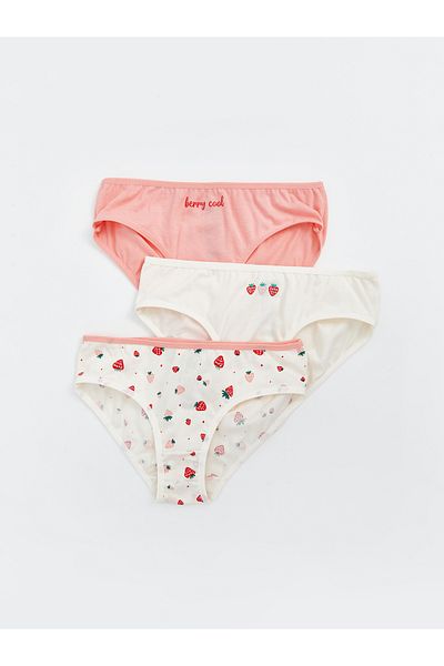 LC Waikiki Set mit 3 bedruckten Höschen für Mädchen
