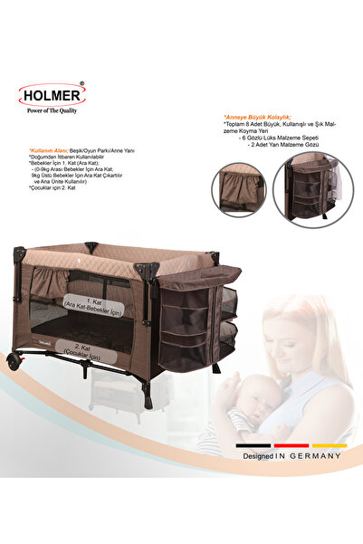 Holmer Coolstyle (anne Yanı/park Yatak) Multi Pro Oyun Parkı/anne Yanı/beşik Bej