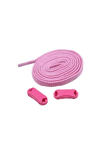Dopar Pink Elastic Smart Flexible Laces Plug and Drop Shoelaces 1 Pair 100cm