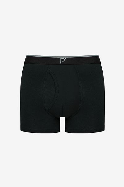 Penti Schwarz gestreifte, mehrfarbige 3-teilige Herren-Boxershorts