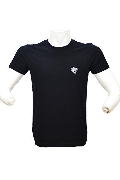 Wolftrap Tactical Tricou negru cu mânecă scurtă Wolftrap bumbac 100% în guler rotund confortabil tricou