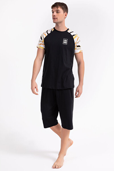 Rolypoly Men's Black Bermuda Suit