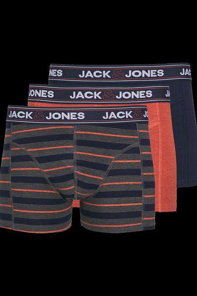 Jack & Jones Jack&jones Ανδρικό Boxer 3 τεμαχίων Navy Blue 12260059