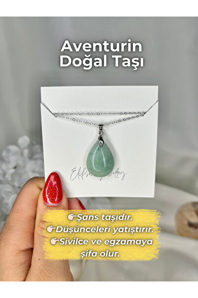 Elifsu Jewelry Özel Damla Kesim Doğal Taş Kolyeler