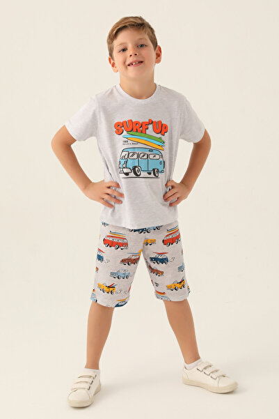 Rolypoly Boy's Gray Bermuda Suit