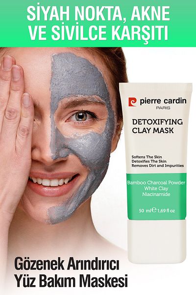 Pierre Cardin Anti-Blackhead and Pore Purifying Face Care Mask 50 ml