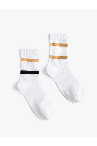 Koton Set of 2 Socks with Stripe Detail