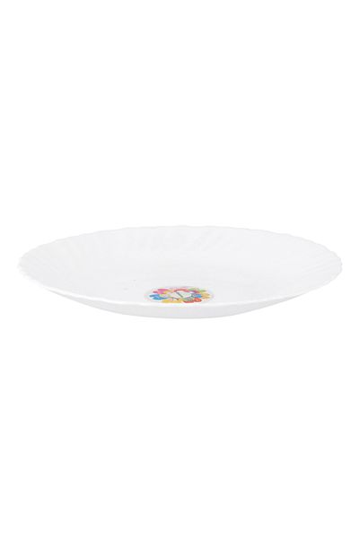 ROYALFORD 7.5" Opal Ware Spin Dessert Plate - Pasta Plates