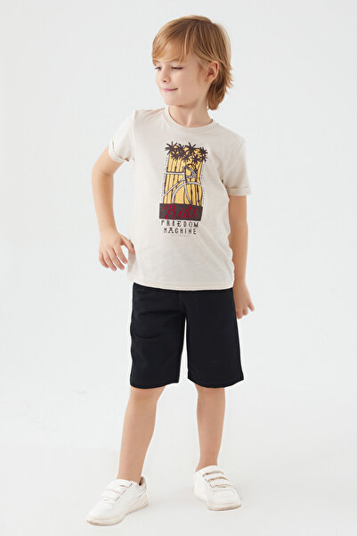 Arnetta Freedom Machine Beige Boy Bermuda Suit