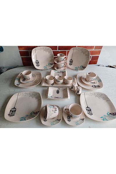 Keramika Retro 29 Piece Breakfast Set