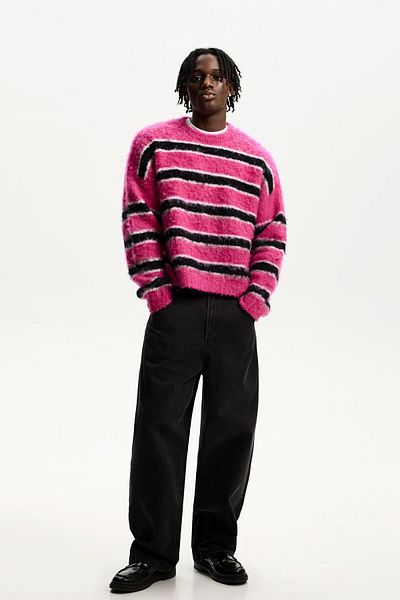 bershka striped sweater