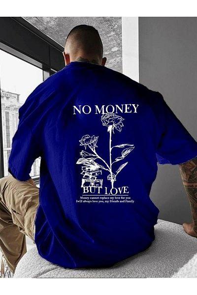 BENROMA 1 προϊόν για αγορές 6 και άνω Δώρο No Money Printed Oversize T-shirt