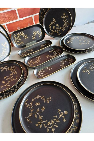 Keramika Flower Ivy 16 Piece Breakfast Set