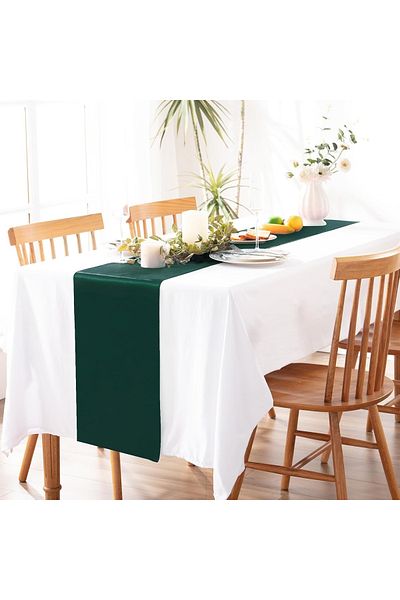 EVYA 40x140 cm Γυαλιστερό 100% Satin Runner - Special Day Presentation, Αδιάβροχο American Service