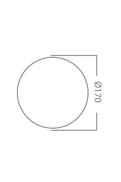 ACK Ap03-01200 12w Round Surface Mounted Led Panel 3000k Daylight