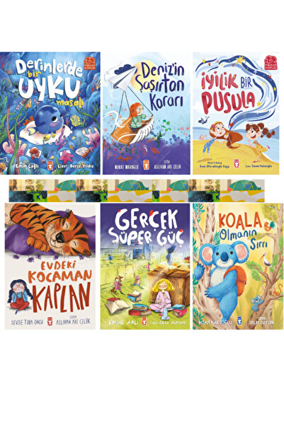 Timaş Çocuk 1.sınıf-Derinlerde Bir Uyku Masalı,İyilik Bir Pusula,Denizin Şaşı...