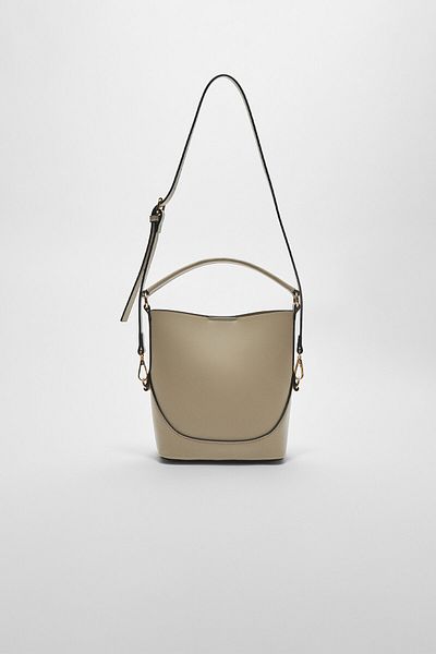 Stradivarius Mini bucket bag with strap