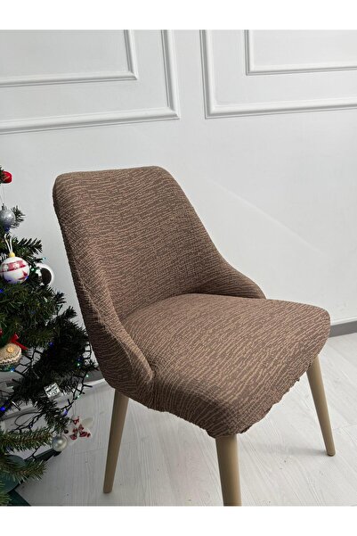 Defne Home JAKAR SANDALYE KILIFI Kahverengi