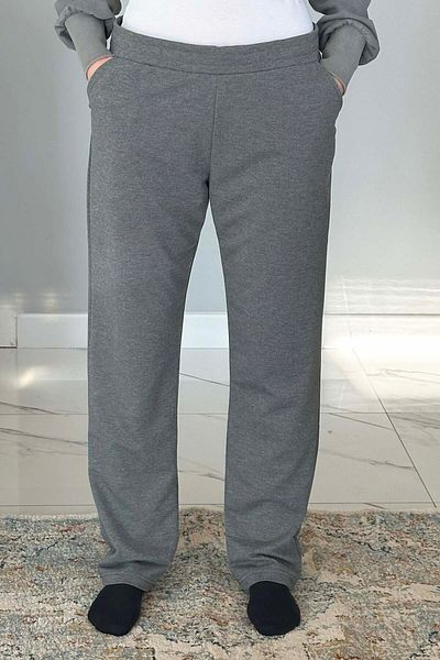 REMSA Anthracite Γυναικεία Φούτερ 5570 - Παντελόνι Look, Μεγάλο Μέγεθος