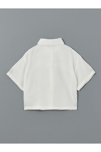 LC Waikiki Short Sleeve Girls' Crop Shirt