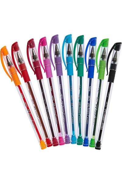 Faber Castell قلم فابر كاستل 1425 ذو طرف إبرة 10 ألوان