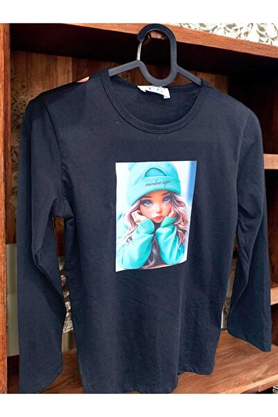 LADİJİTAL BASKI ÇÖZÜMLERİ Tamnoplavi dugi rukav Digitalna štampa komad dečji ...