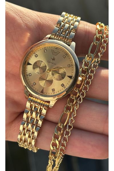 SPOLO Women's Steel Wrist Watch