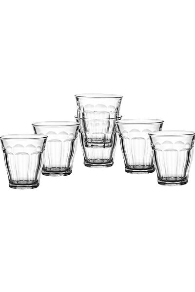 Duralex A Set Of 6 French-made Tea Cups, Size 130 Ml, Multi-use